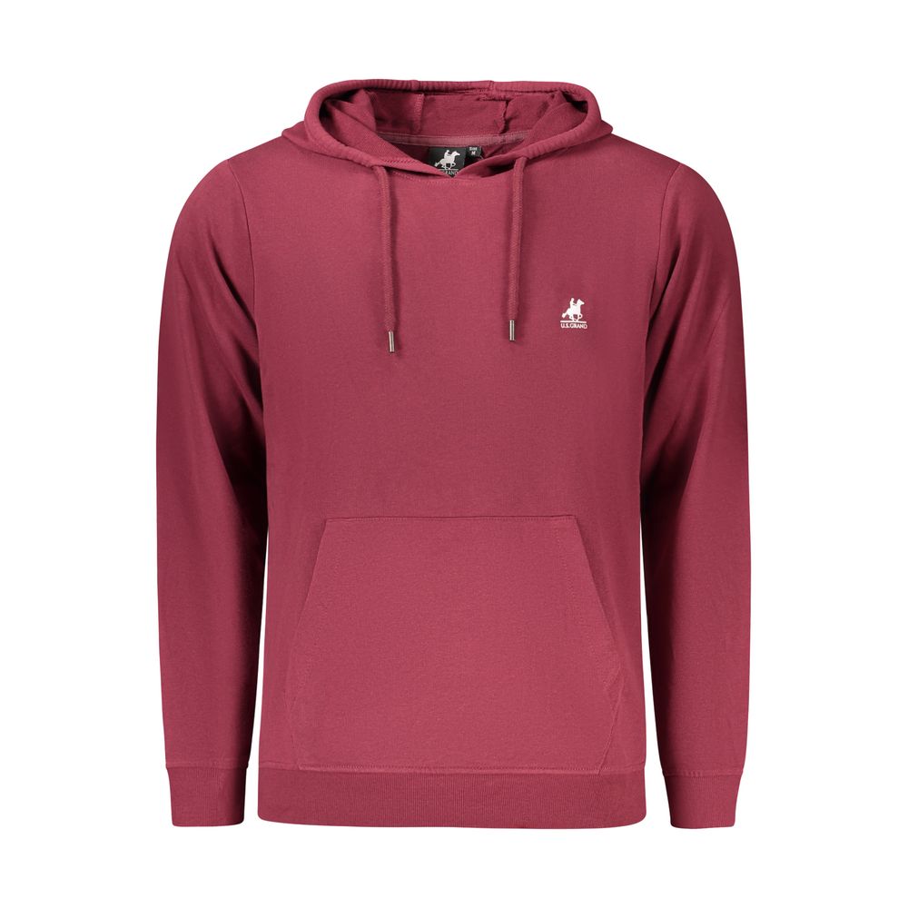 U.S. Grand Rotes Herren-Sweatshirt aus Baumwolle