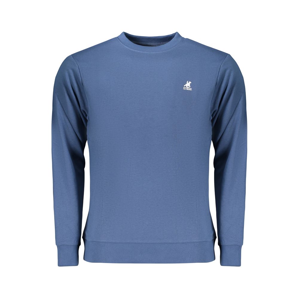 U.S. Grand Blaues Baumwoll-Sweatshirt für Herren