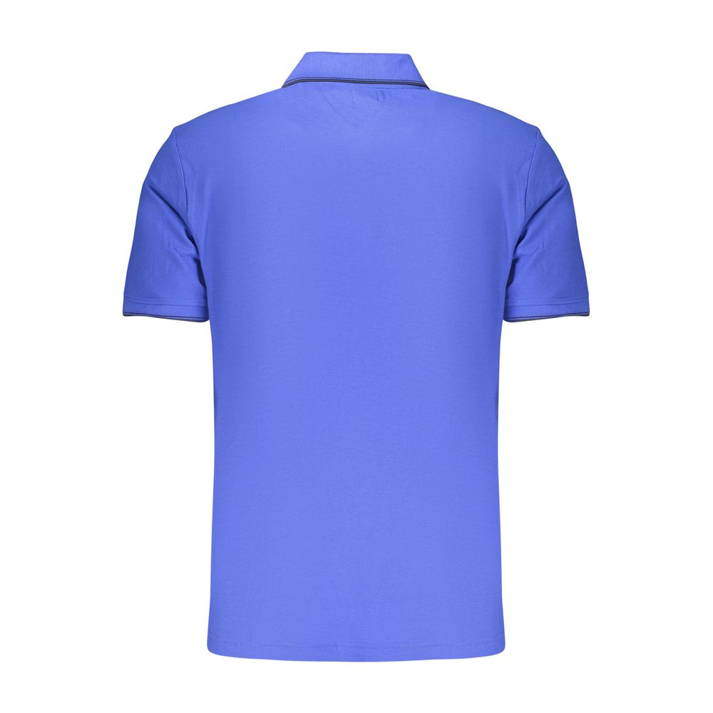 U.S. Grand Blaues Baumwoll-Poloshirt für Herren