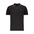 U.S. Grand Schwarzes Baumwoll-Poloshirt für Herren