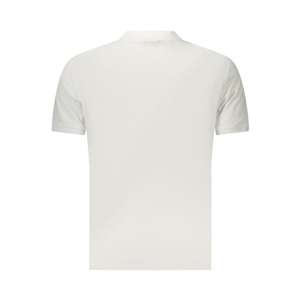 U.S. Grand Weißes Herren-Poloshirt aus Baumwolle