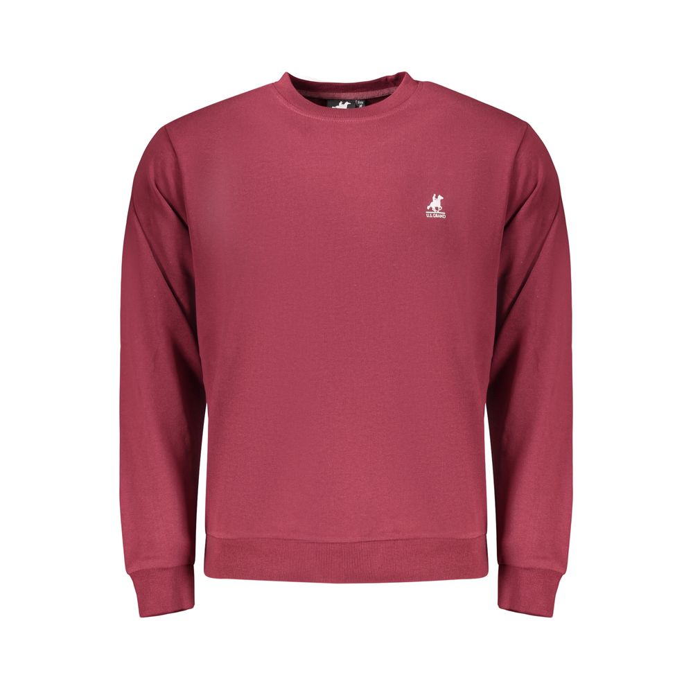 U.S. Grand Rotes Herren-Sweatshirt aus Baumwolle