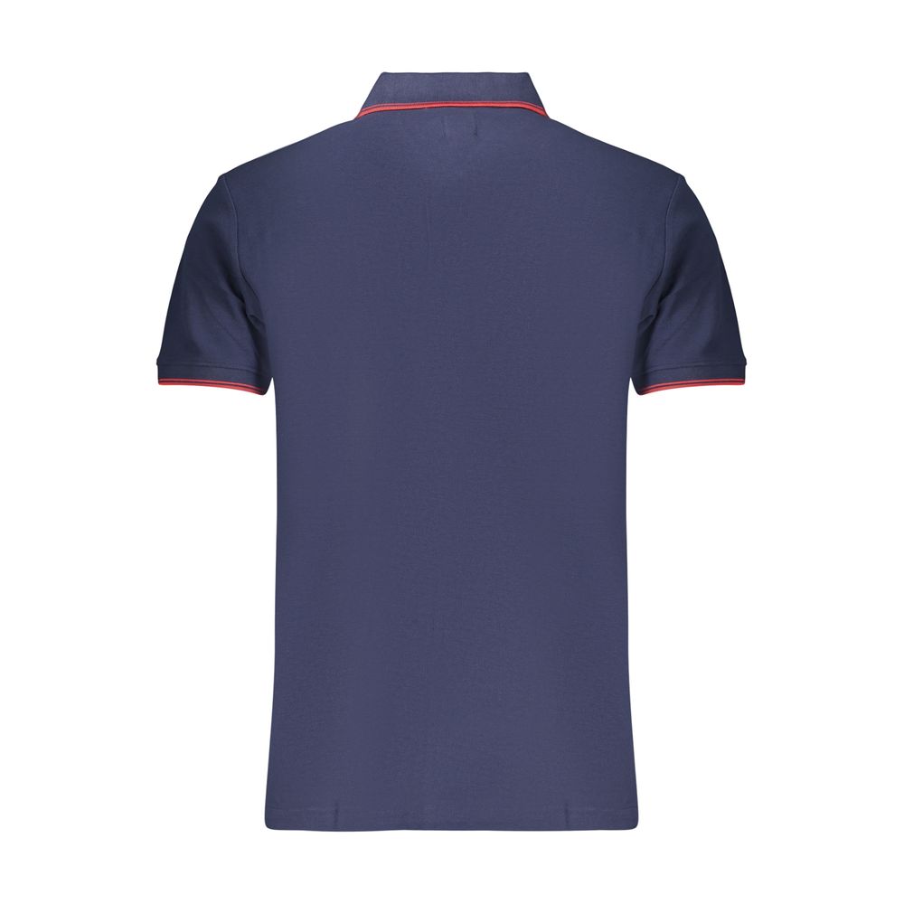 U.S. Grand Blaues Baumwoll-Poloshirt für Herren