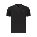 U.S. Grand Schwarzes Baumwoll-Poloshirt für Herren