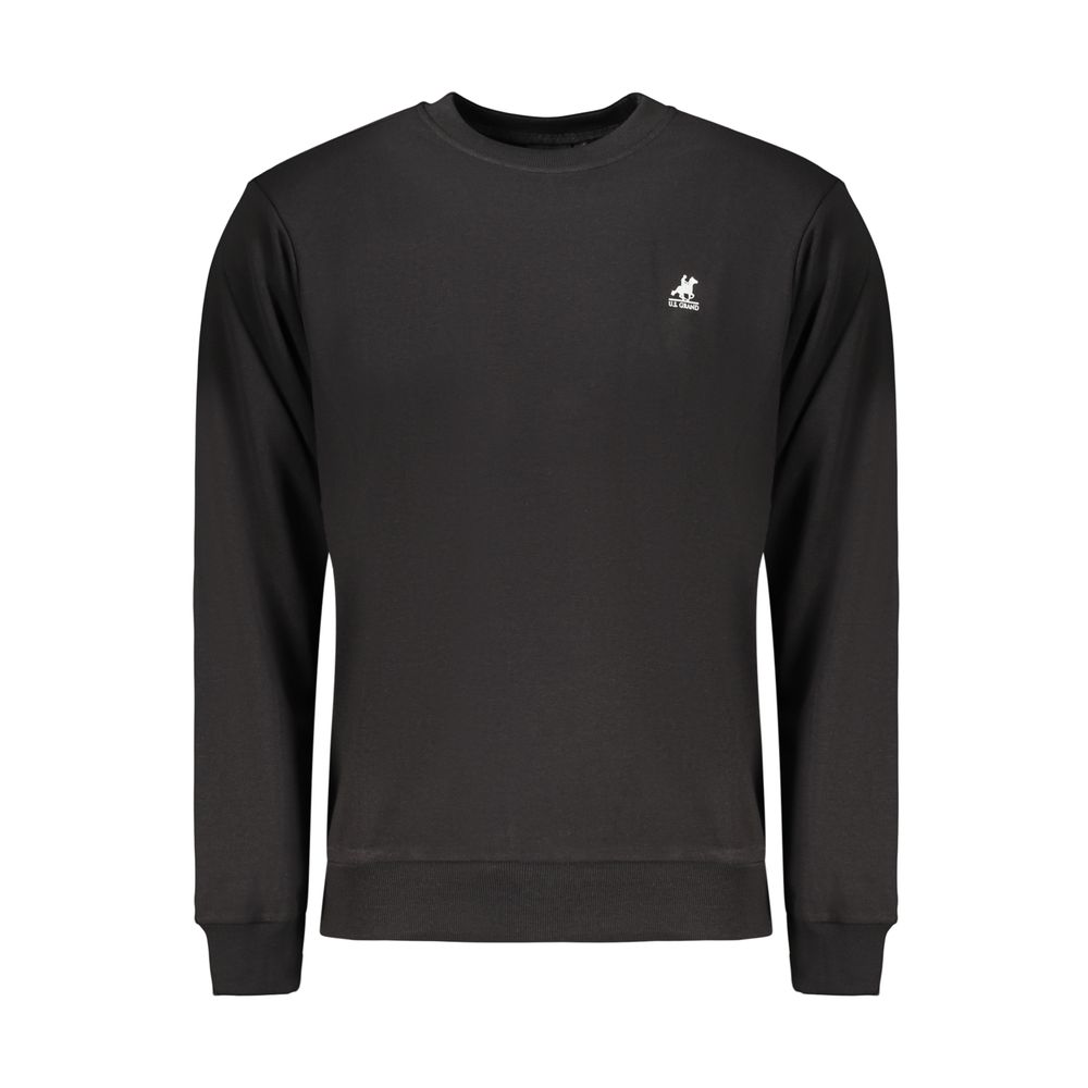 U.S. Grand Schwarzer Baumwoll-Sweatshirt
