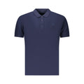 U.S. Grand Blaues Baumwoll-Poloshirt für Herren