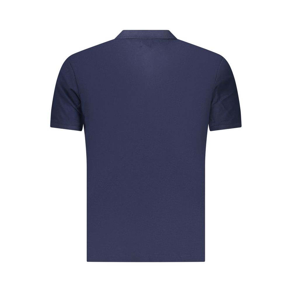 U.S. Grand Blaues Baumwoll-Poloshirt für Herren