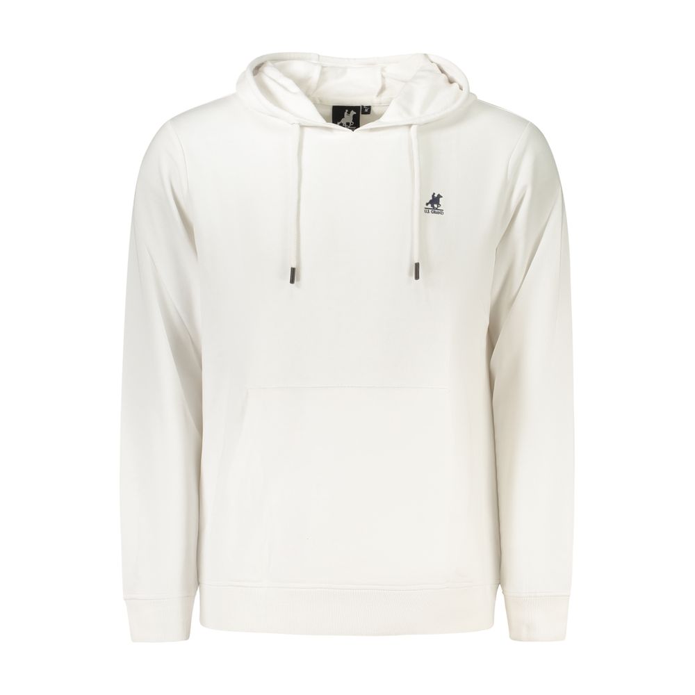U.S. Grand Weißes Baumwoll-Sweatshirt für Herren