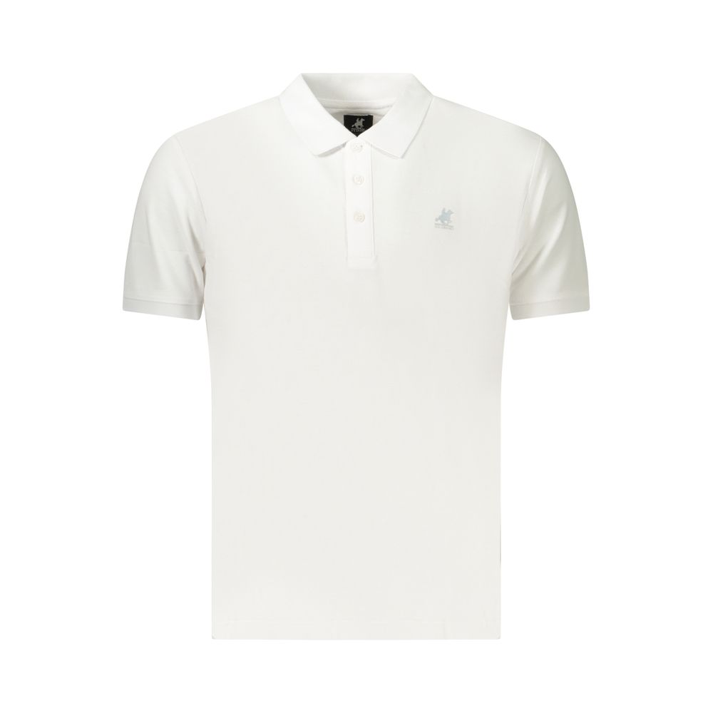 U.S. Grand Baumwoll-Poloshirt in Weiß