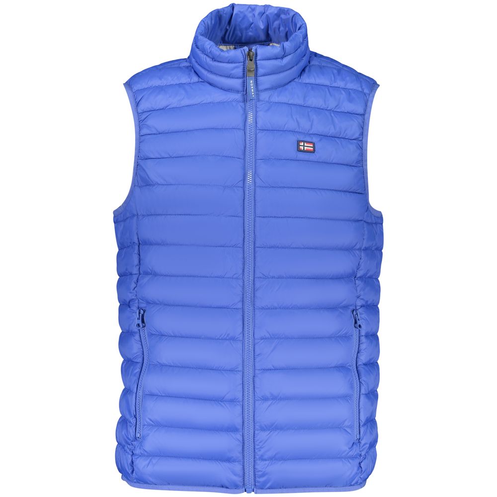 Norway 1963 Blaue Herrenweste aus Polyester