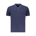 U.S. Grand Blaues Herren-Poloshirt aus Baumwolle