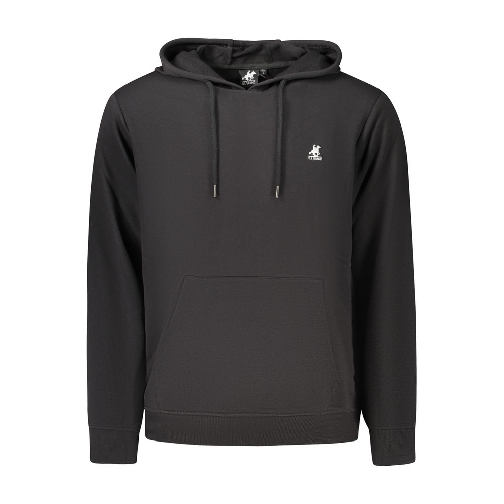 U.S. Grand Schwarzer Baumwoll-Sweatshirt