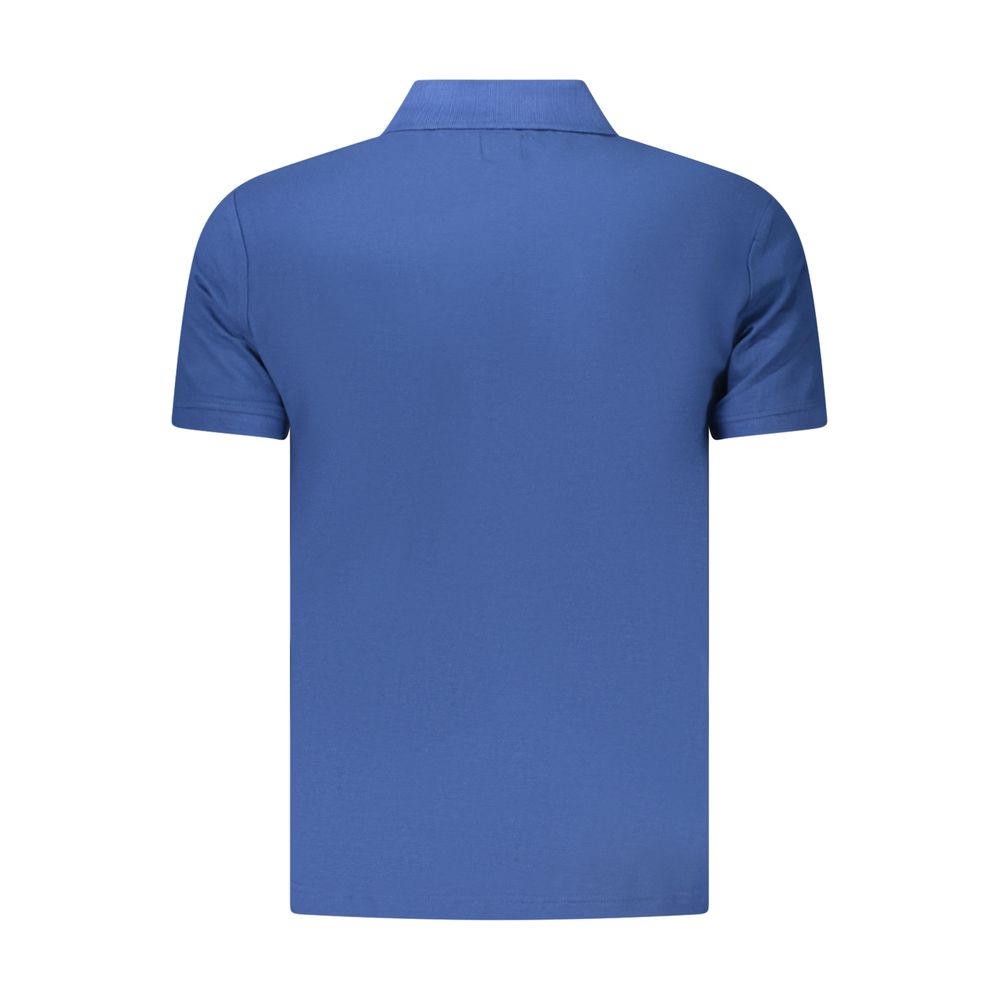 U.S. Grand Blaues Baumwoll-Poloshirt für Herren