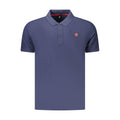 U.S. Grand Blaues Baumwoll-Poloshirt für Herren