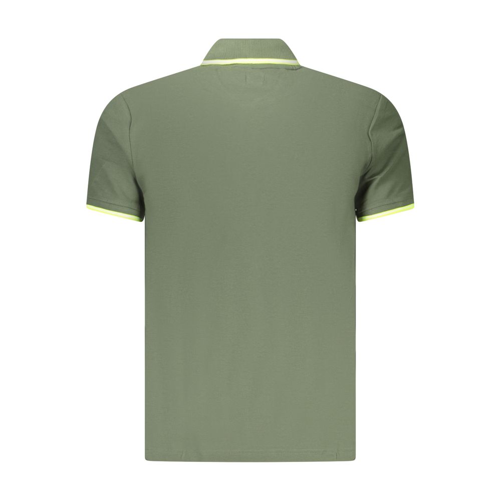 U.S. Grand Grünes Herren-Poloshirt aus Baumwolle