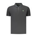 U.S. Grand Schwarzes Herren-Poloshirt aus Baumwolle