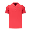 U.S. Grand Rotes Herren-Poloshirt aus Baumwolle