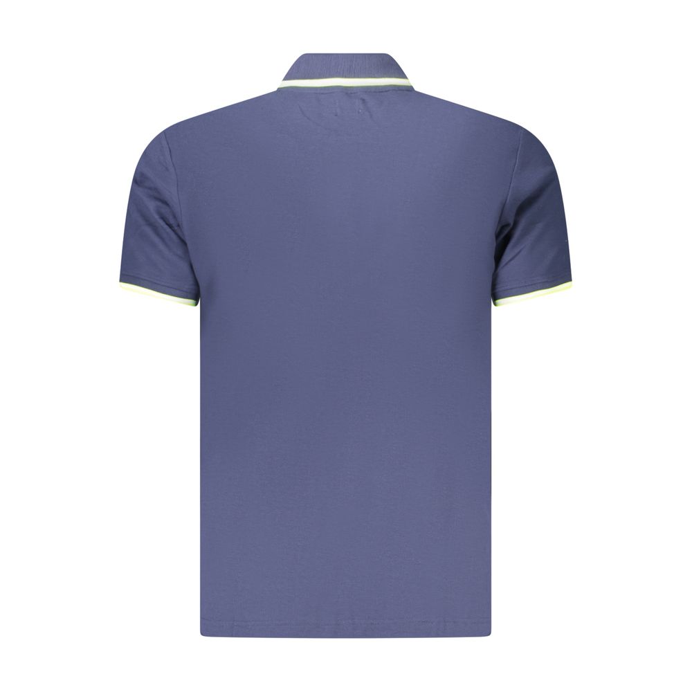 U.S. Grand Blaues Herren-Poloshirt aus Baumwolle