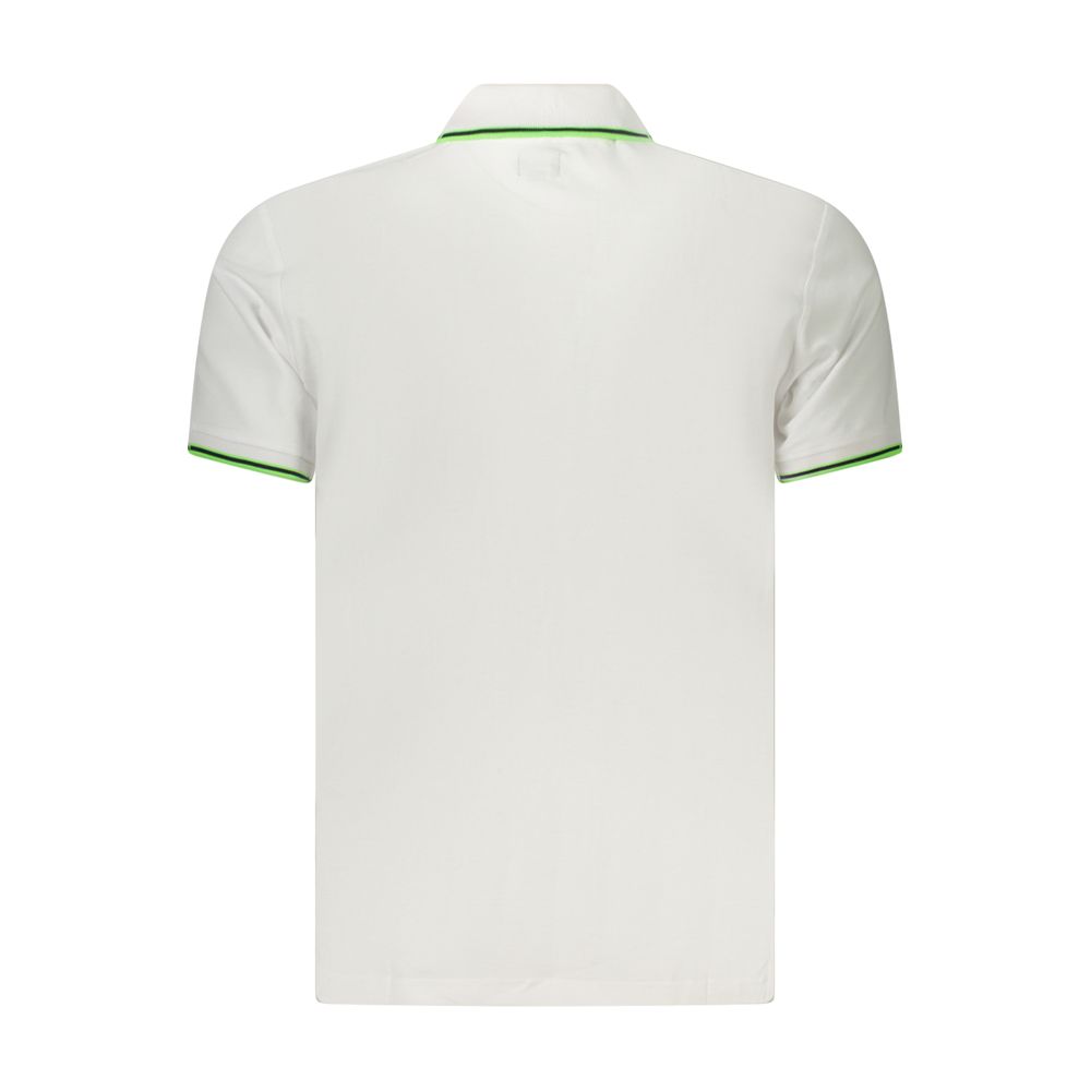 U.S. Grand Weißes Herren-Poloshirt aus Baumwolle