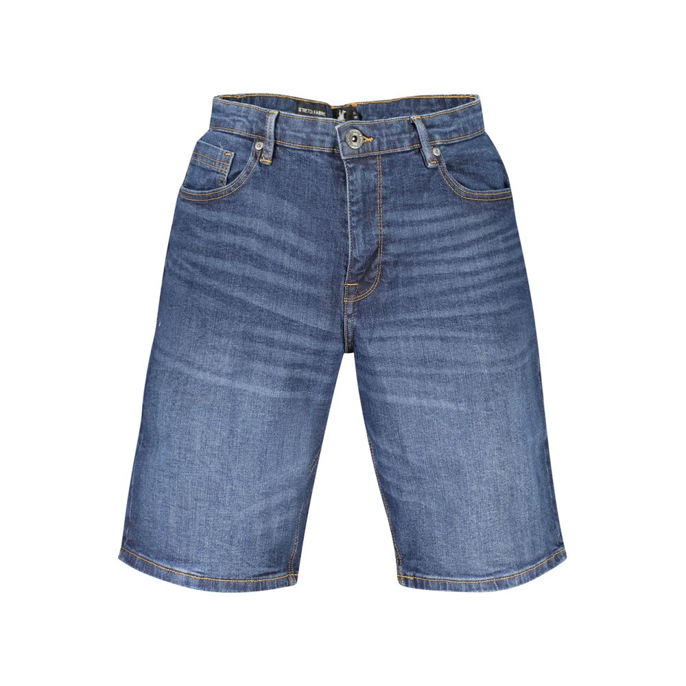 U.S. Grand Blaue Herren-Shorts aus Baumwolle