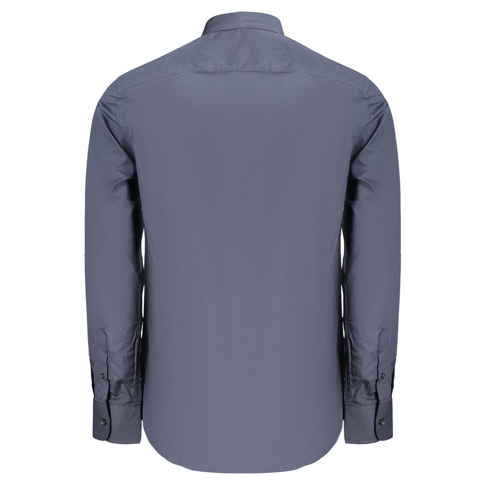 U.S. Grand Herrenhemd aus blauer Baumwolle