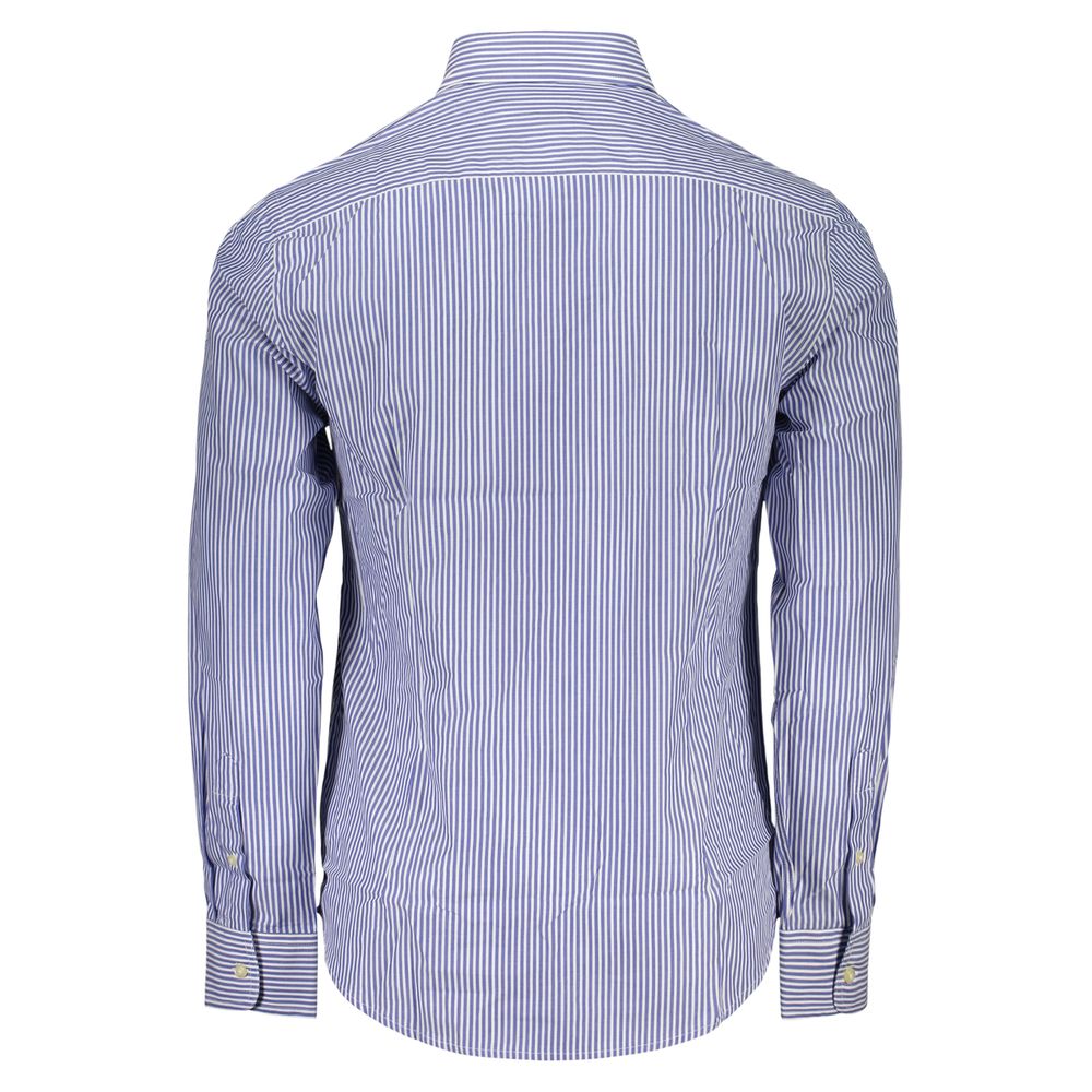U.S. Grand Herrenhemd aus blauer Baumwolle