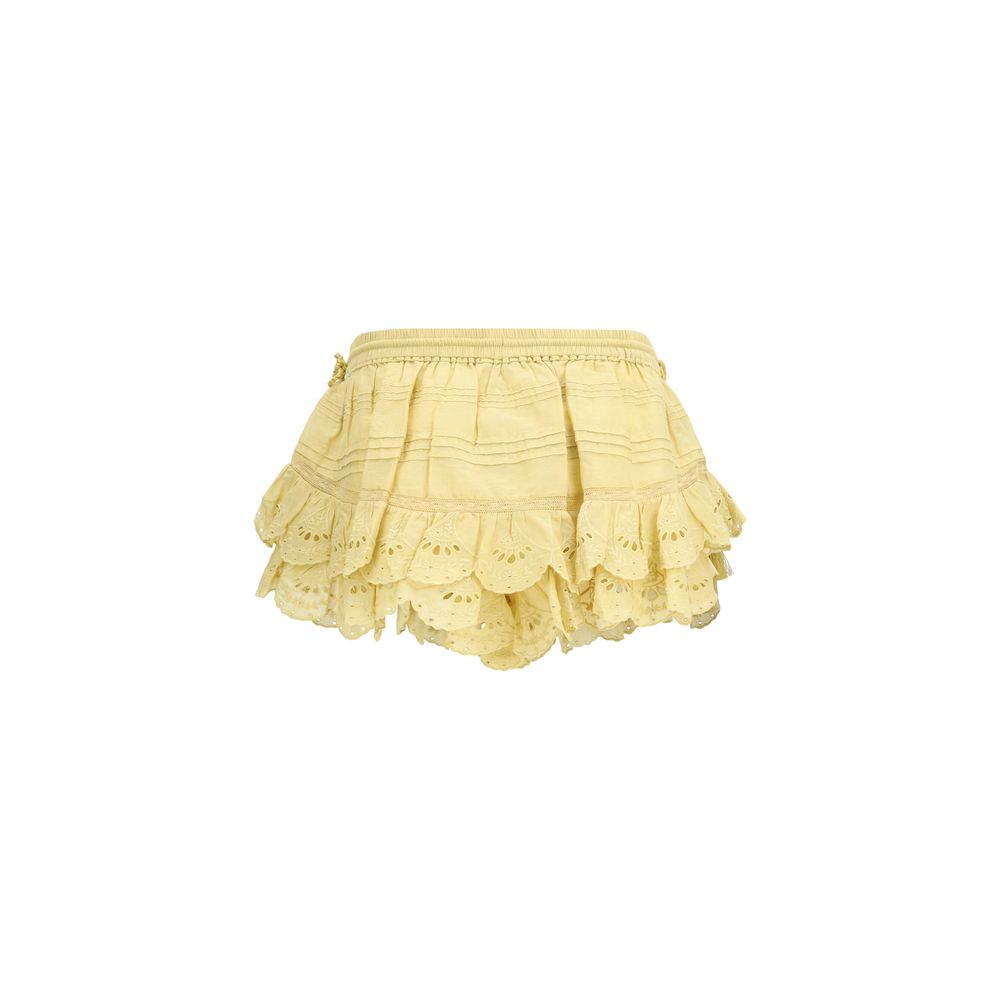 Marant Etoile Zweifarbige Baumwoll-Bermudashorts