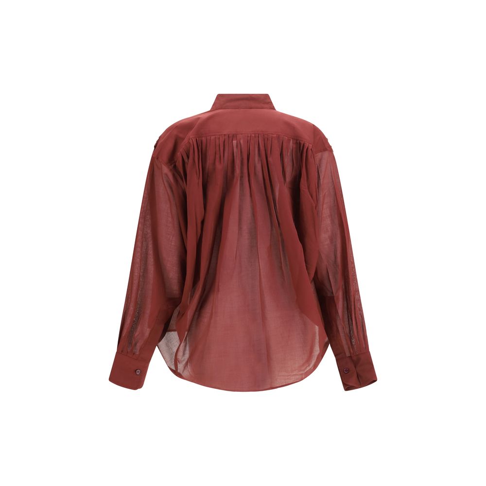 The Andamane Bordeaux Baumwollhemd
