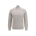 Brunello Cucinelli Beige Baumwoll-Sweatshirt