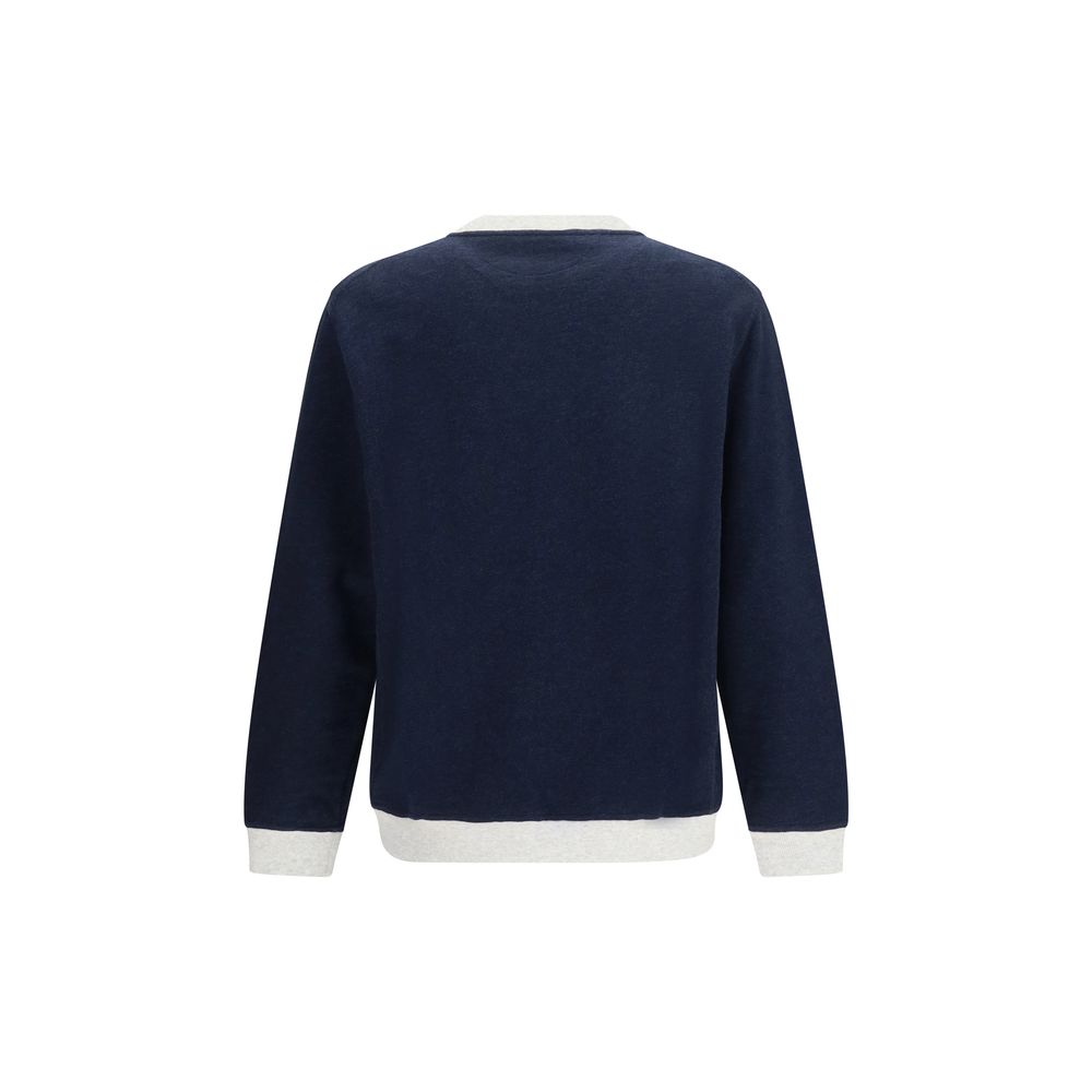 Brunello Cucinelli Blauer Baumwoll-Sweatshirt