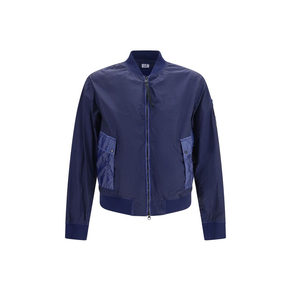 C.P. Company Blauer Bomber aus Polyamid