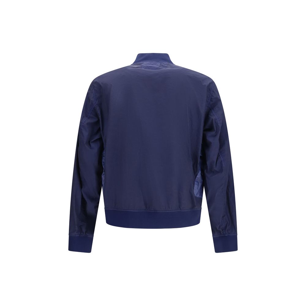 C.P. Company Blauer Bomber aus Polyamid