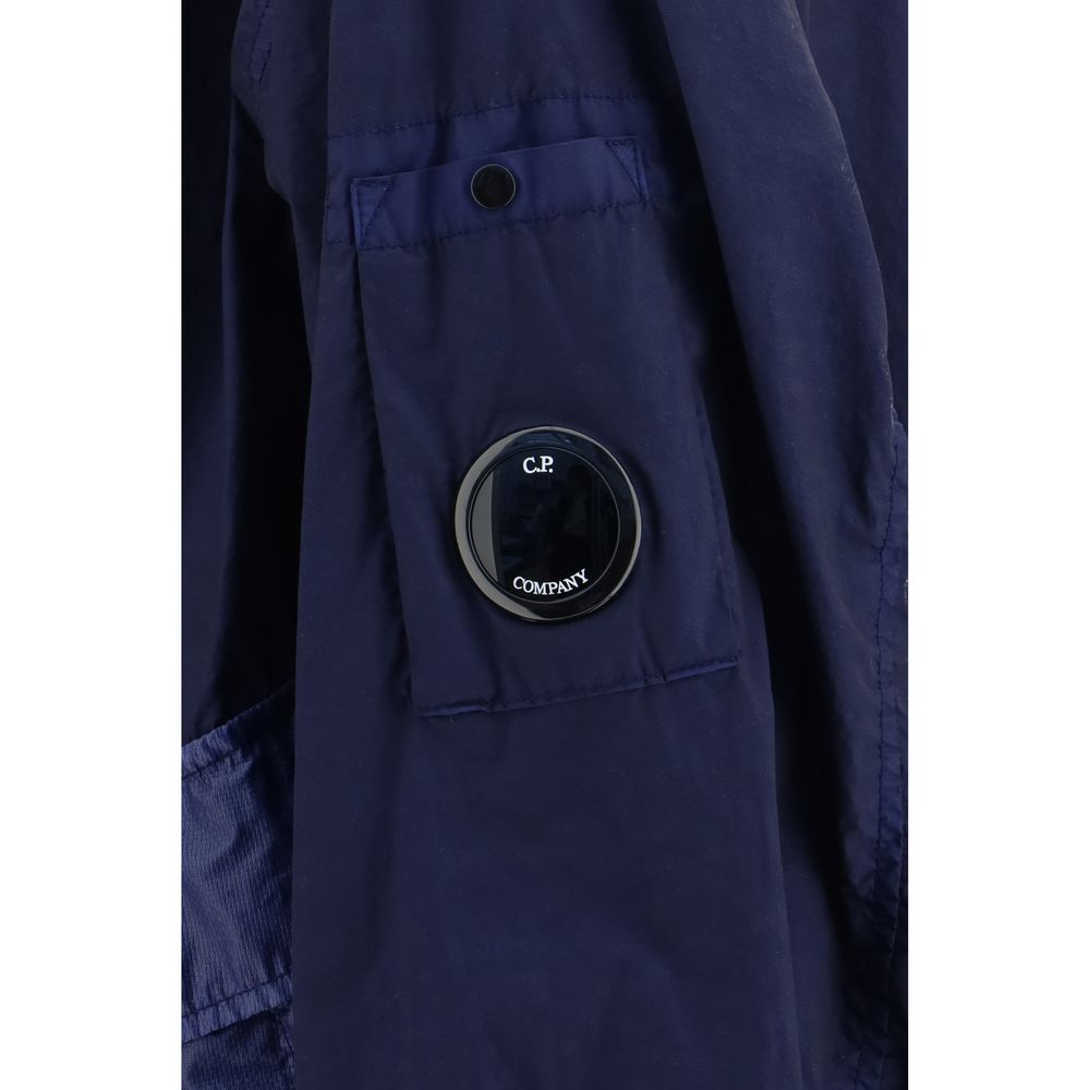 C.P. Company Blauer Bomber aus Polyamid