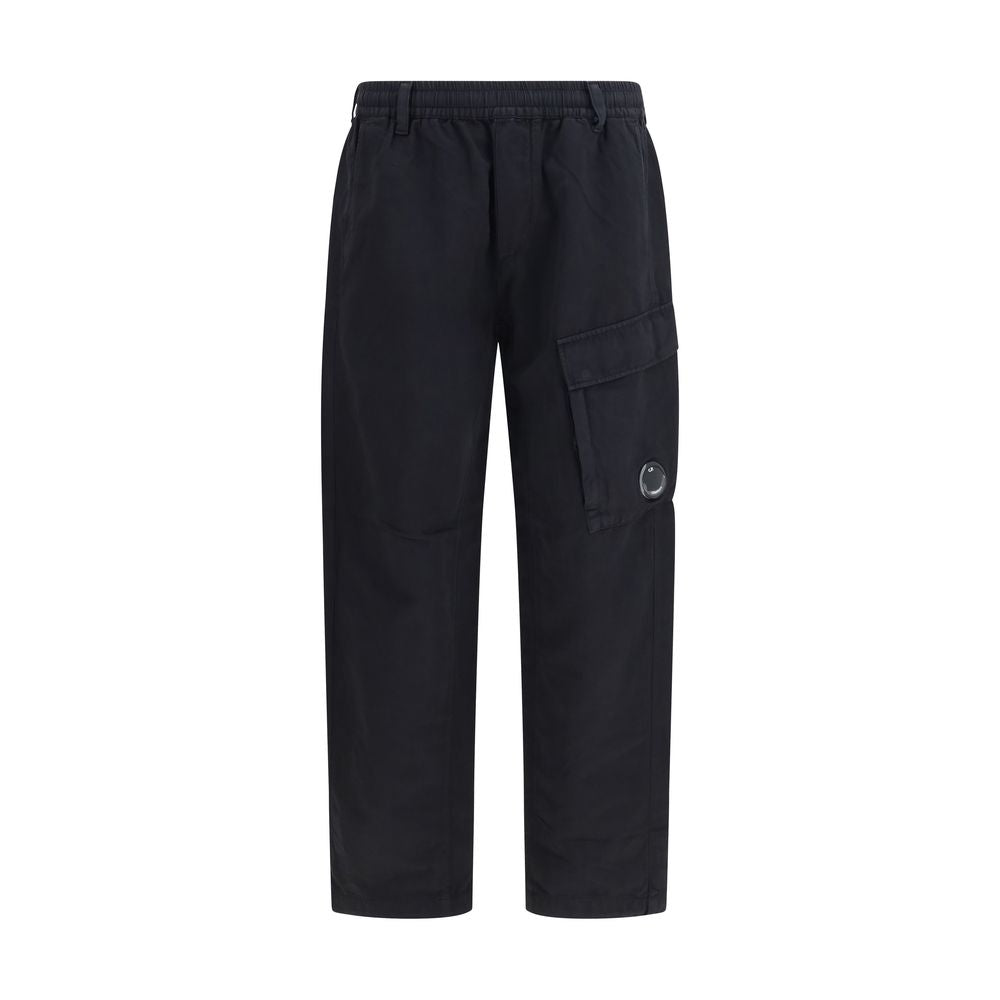 C.P. Company Schwarze Cargo-Hose aus Baumwolle