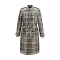 Burberry Brauner Trenchcoat aus Polyester