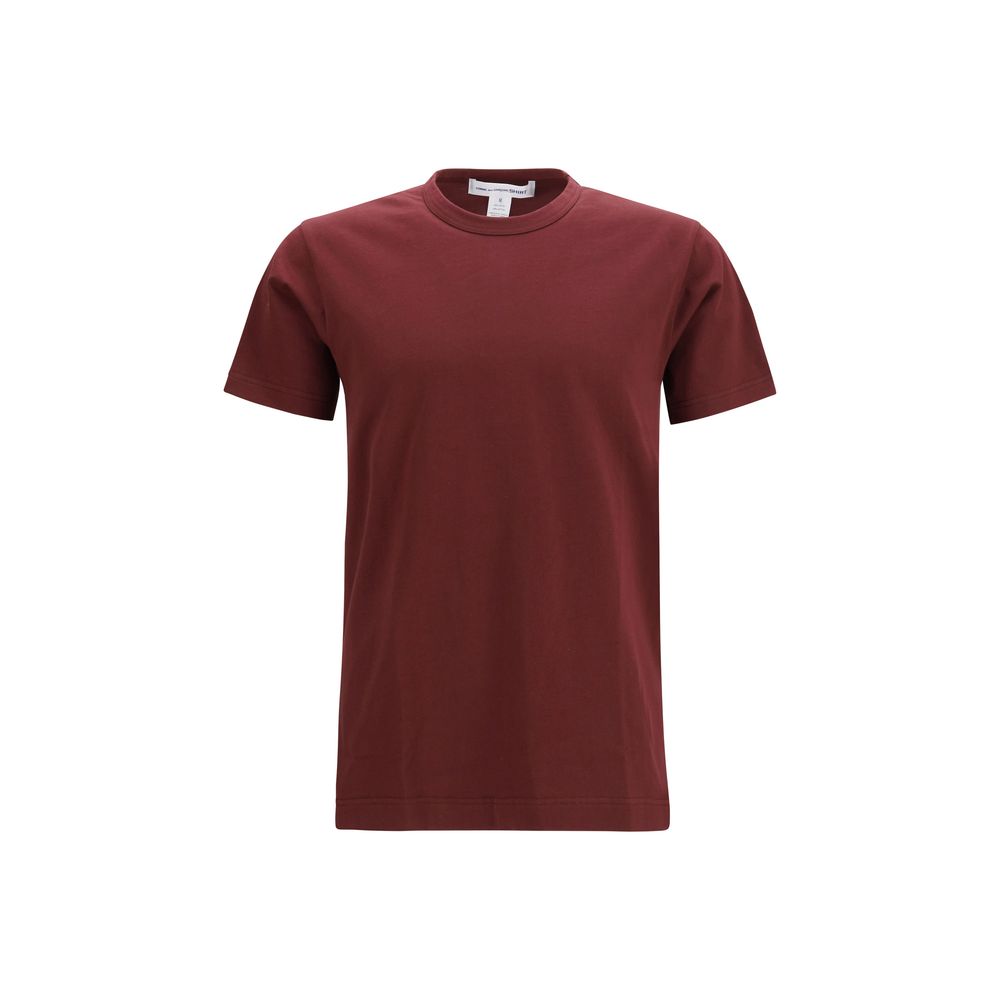 Comme Des Garçons Bordeaux Baumwoll-T-Shirt