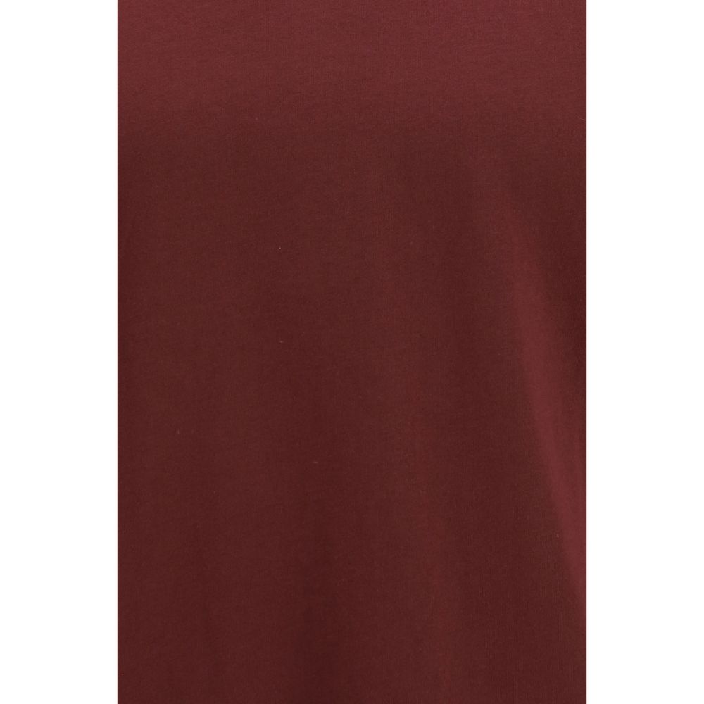 Comme Des Garçons Bordeaux Baumwoll-T-Shirt