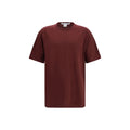 Comme Des Garçons Bordeaux Baumwoll-T-Shirt