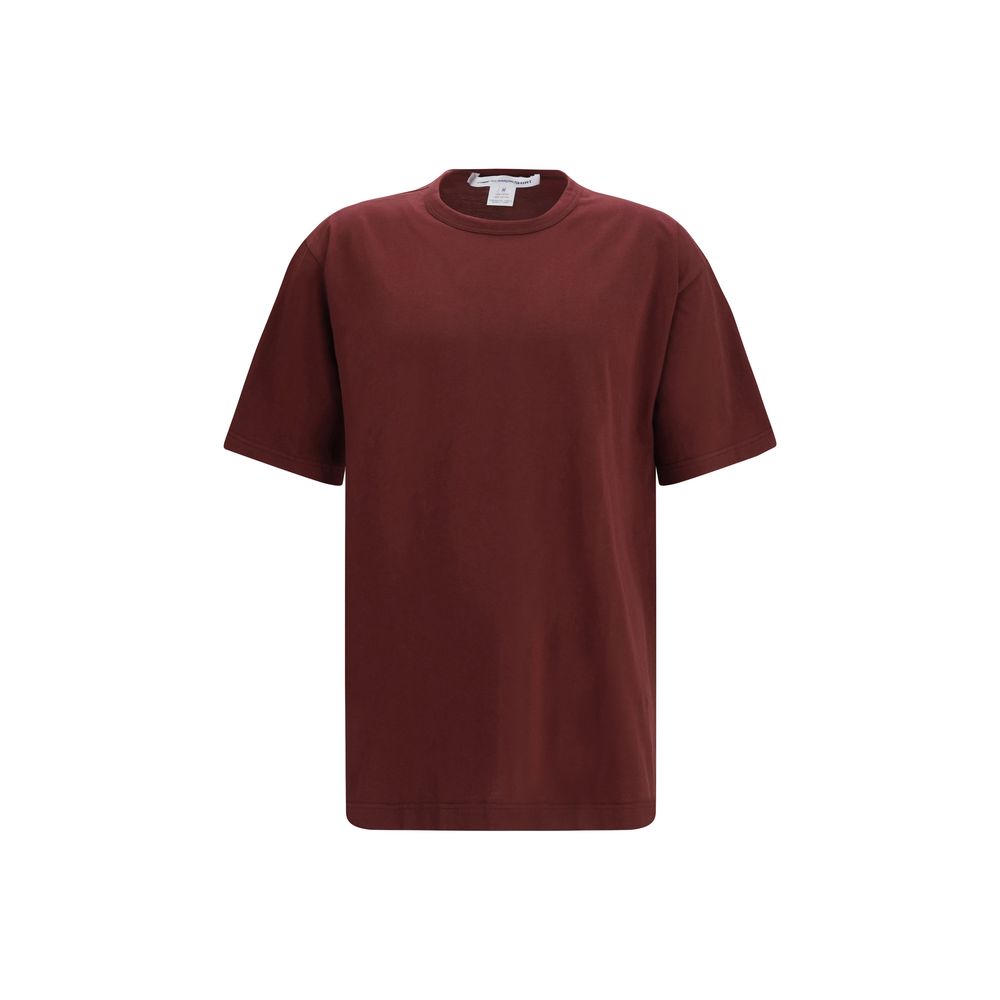 Comme Des Garçons Bordeaux Baumwoll-T-Shirt
