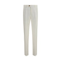 Brunello Cucinelli Weiße Leinen-Freizeithose