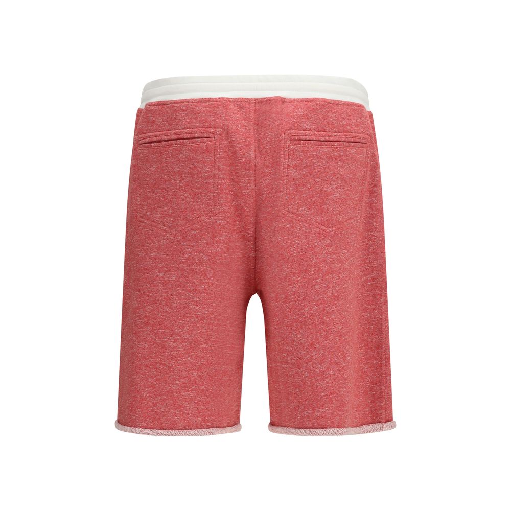 Brunello Cucinelli Mehrfarbige Baumwoll-Bermudashorts
