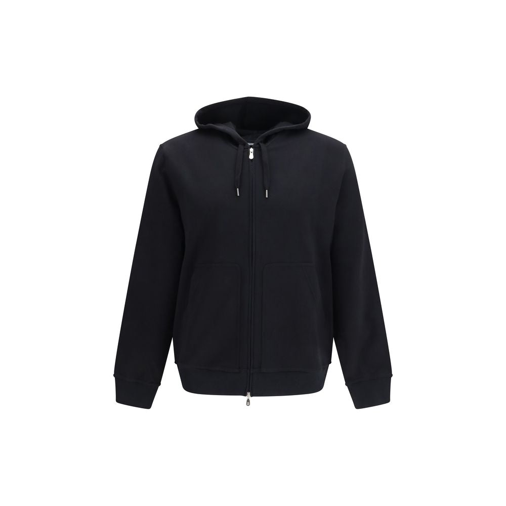 Brunello Cucinelli Schwarzer Baumwoll-Sweatshirt
