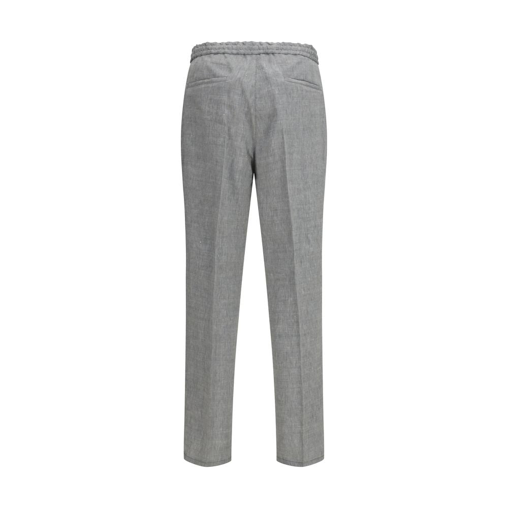 Brunello Cucinelli Braune Leinenhose