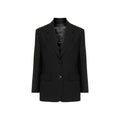 Prada Schwarzer Blazer aus reiner Schurwolle