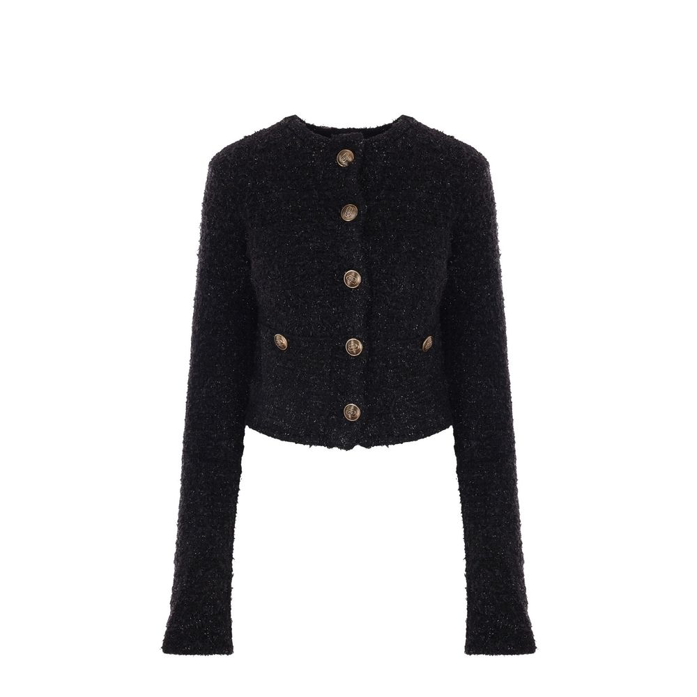 Balenciaga Schwarzer Baumwollcardigan