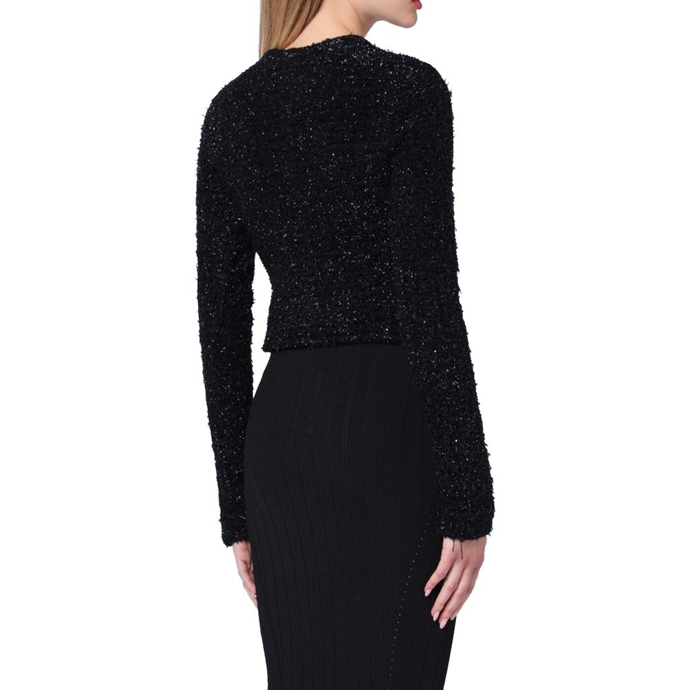 Balenciaga Schwarzer Baumwollcardigan