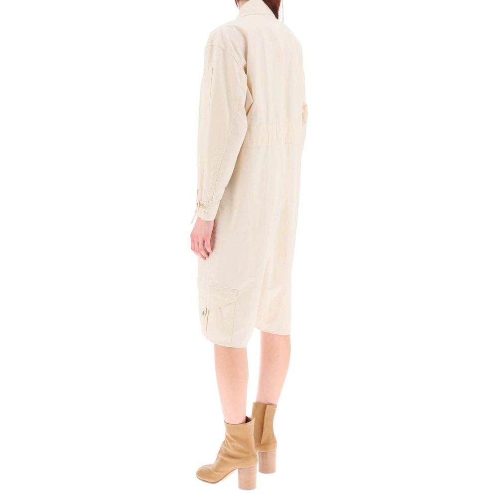 Maison Margiela Weißer Baumwoll-Jumpsuit