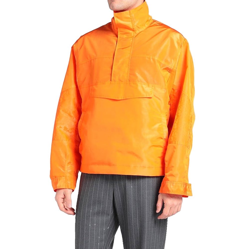 Dior Orange Polyester Shell Jacke