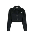 Alexander McQueen Schwarze Baumwoll-Denimjacke