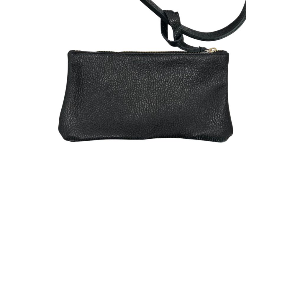 Baldinini Trend Schwarze Cow Damen Umhängetasche